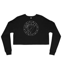 Birth Chart Cropped Fleece Pullover