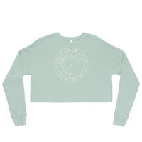 Birth Chart Cropped Fleece Pullover