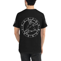 Birth Chart ORGANIC T in Black + Custom Astrology Book - Birthday Predictions Solar Return Report | Astrological birth chart analysis, cosmic clothing & home goods!
