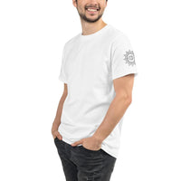 Birth Chart ORGANIC T in White + Custom Astrology Book - Birthday Predictions Solar Return Report | Astrological birth chart analysis, cosmic clothing & home goods!