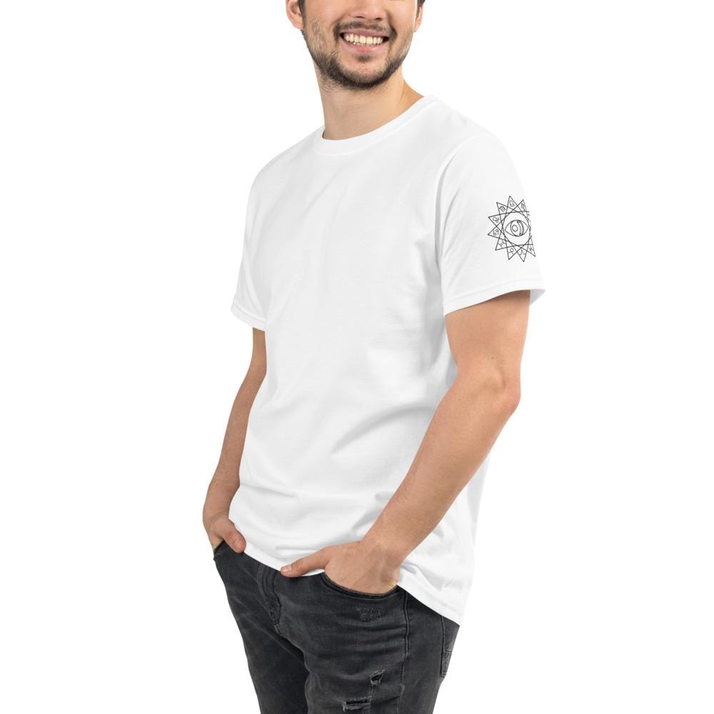 Birth Chart ORGANIC T in White + Custom Astrology Book - Birthday Predictions Solar Return Report | Astrological birth chart analysis, cosmic clothing & home goods!