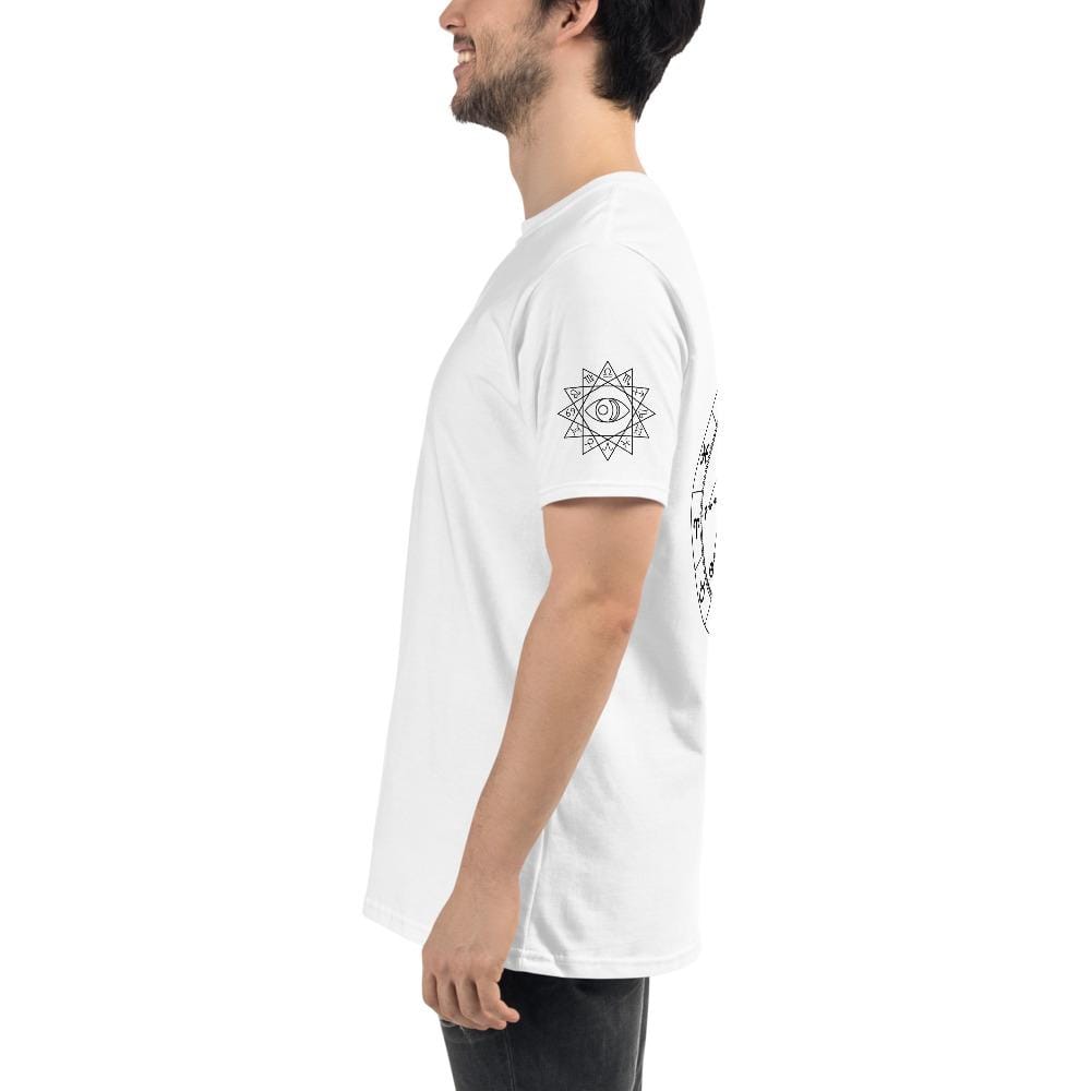 Birth Chart ORGANIC T in White + Custom Astrology Book - Birthday Predictions Solar Return Report | Astrological birth chart analysis, cosmic clothing & home goods!