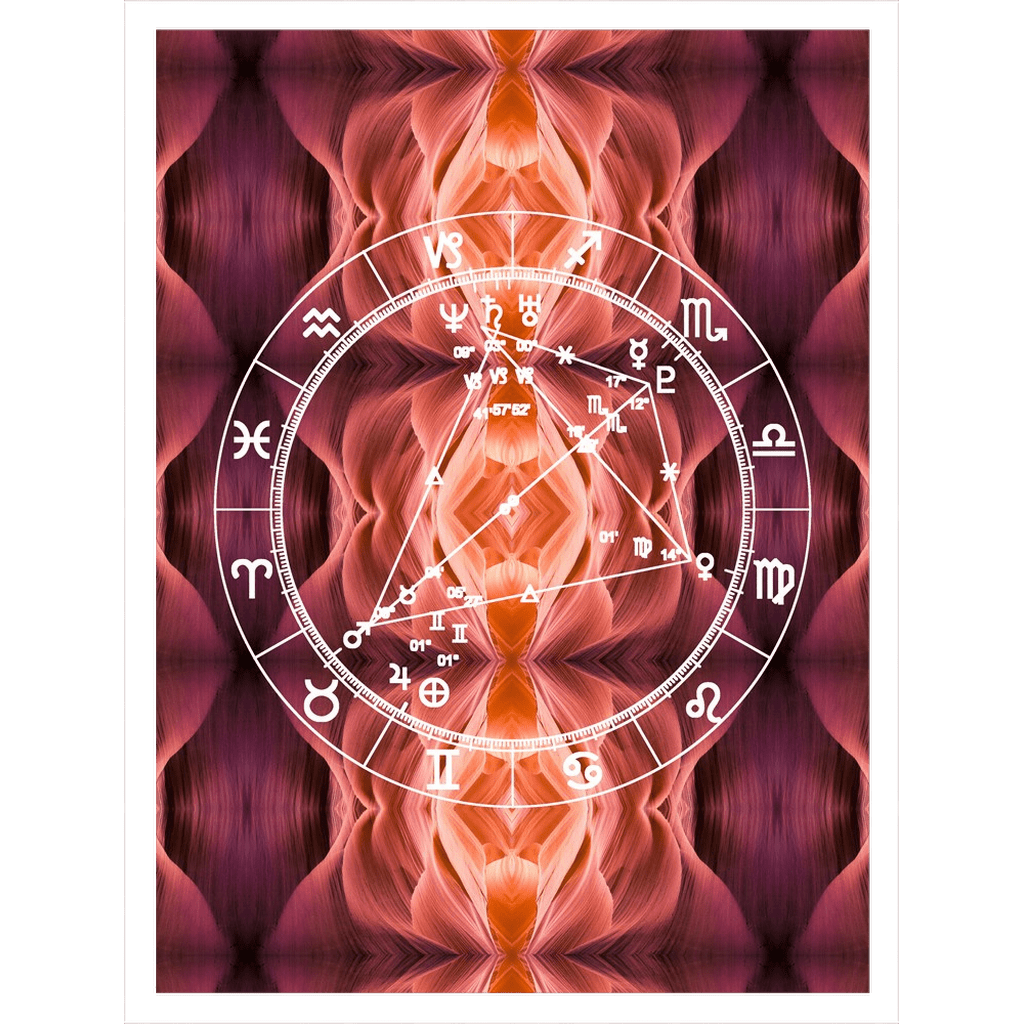 Star Chart Sherpa Blanket in Antelope Canyon + Custom Astrology Book - Birthday Predictions Solar Return Report | Astrological birth chart analysis, cosmic clothing & home goods!