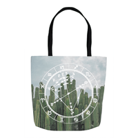 Star Chart Tote Bag in San Pedro + Custom Astrology Book - Birthday Predictions Solar Return Report | Astrological birth chart analysis, cosmic clothing & home goods!