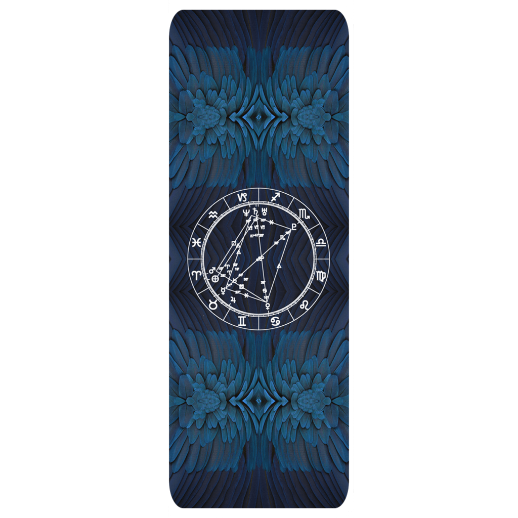 Birth Chart Yoga Mat in Venus Vibes + Custom Astrology Book - Birthday Predictions Solar Return Report | Astrological birth chart analysis, cosmic clothing & home goods!