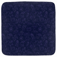 Star Seed Hooded Baby Towel in Royal Zodiac + Custom Astrology Book - Birthday Predictions Solar Return Report | Astrological birth chart analysis, cosmic clothing & home goods!