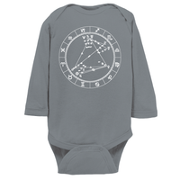 Star Seed Long Sleeve Infant Baby Onesie + Custom Astrology Book - Birthday Predictions Solar Return Report | Astrological birth chart analysis, cosmic clothing & home goods!