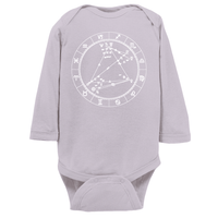 Star Seed Long Sleeve Infant Baby Onesie + Custom Astrology Book - Birthday Predictions Solar Return Report | Astrological birth chart analysis, cosmic clothing & home goods!