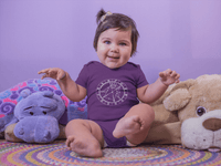 Star Seed Short Sleeve Infant Baby Onesie + Custom Astrology Book - Birthday Predictions Solar Return Report | Astrological birth chart analysis, cosmic clothing & home goods!