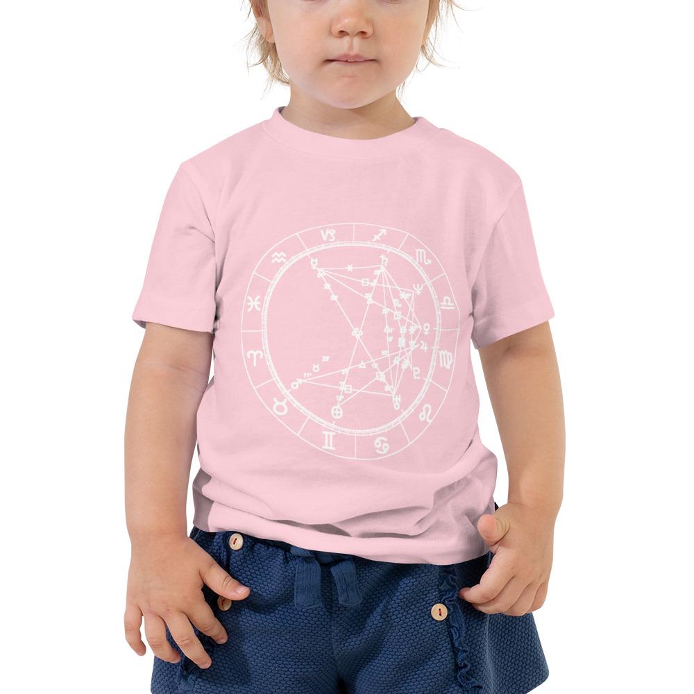 Star Seed Short Sleeve Toddler T + Custom Astrology Book - Birthday Predictions Solar Return Report | Astrological birth chart analysis, cosmic clothing & home goods!