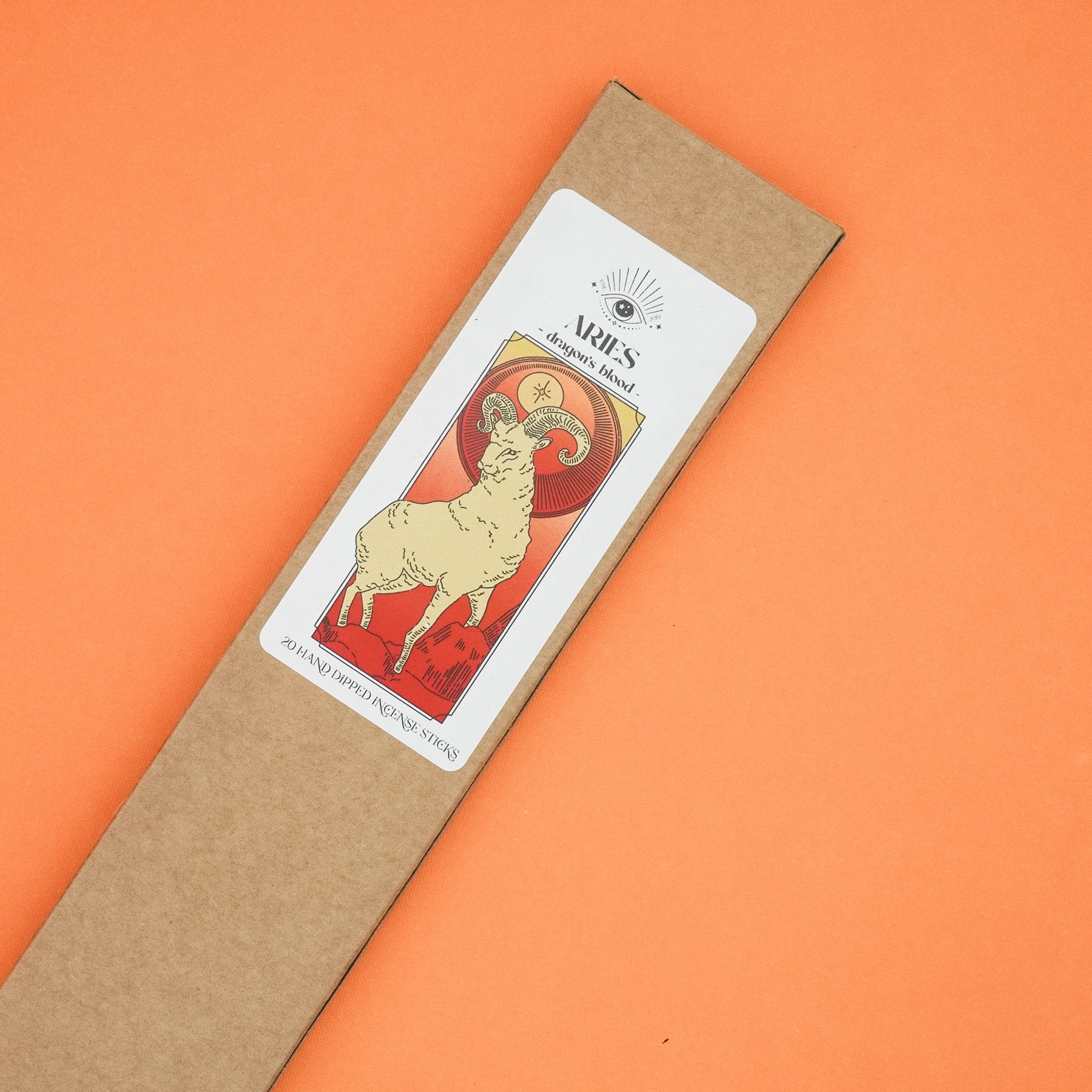 Hand Dipped Zodiac Sign Incense in Aries ★ Dragon's Blood