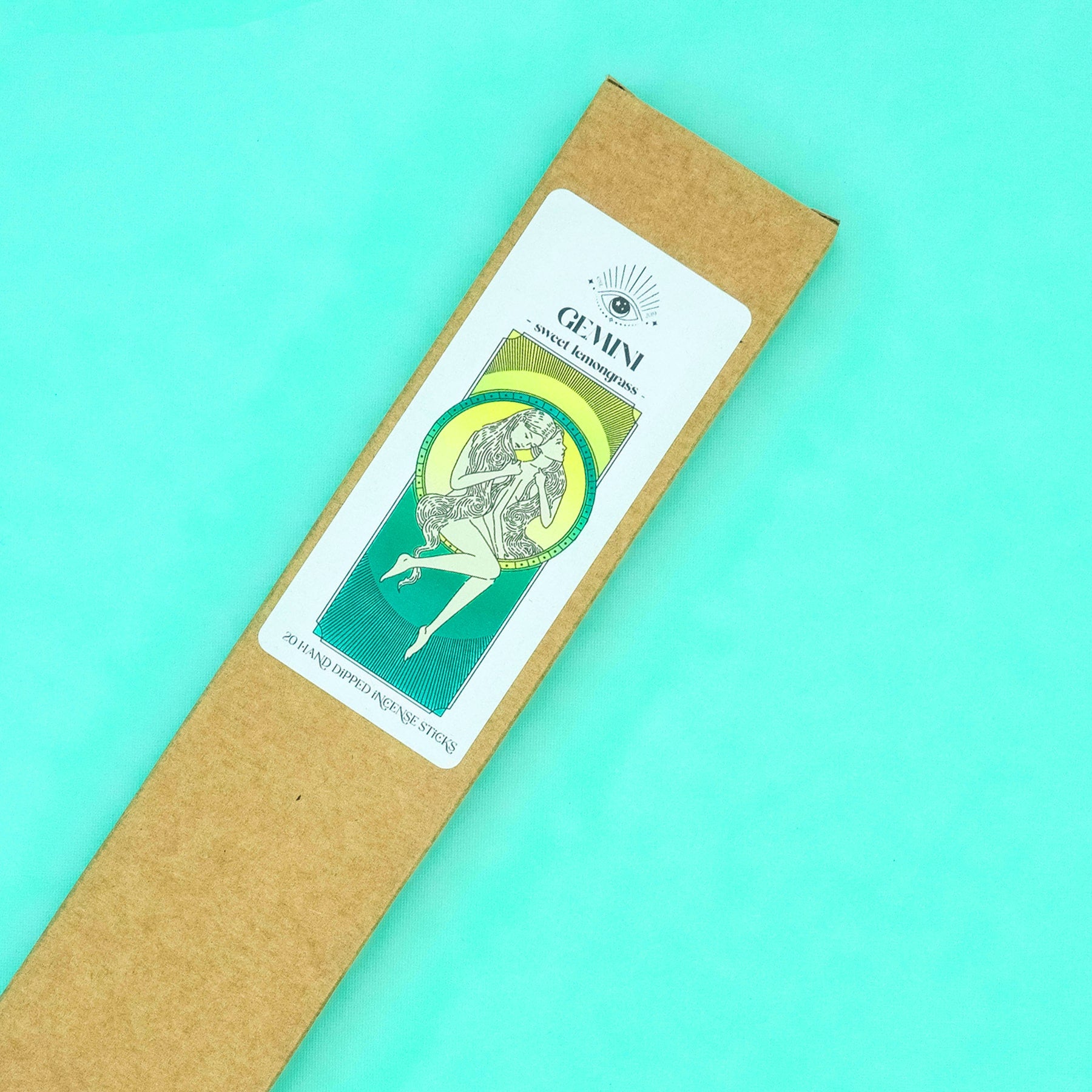 Hand Dipped Zodiac Sign Incense in Gemini ★ Sweet Lemongrass