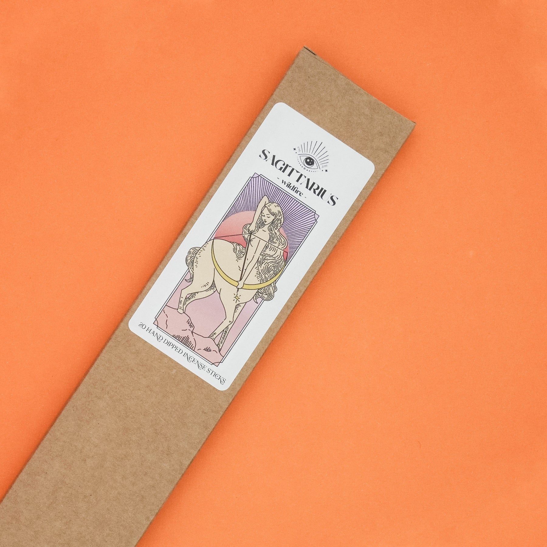 Hand Dipped Zodiac Sign Incense in Sagittarius ★ Wildfire