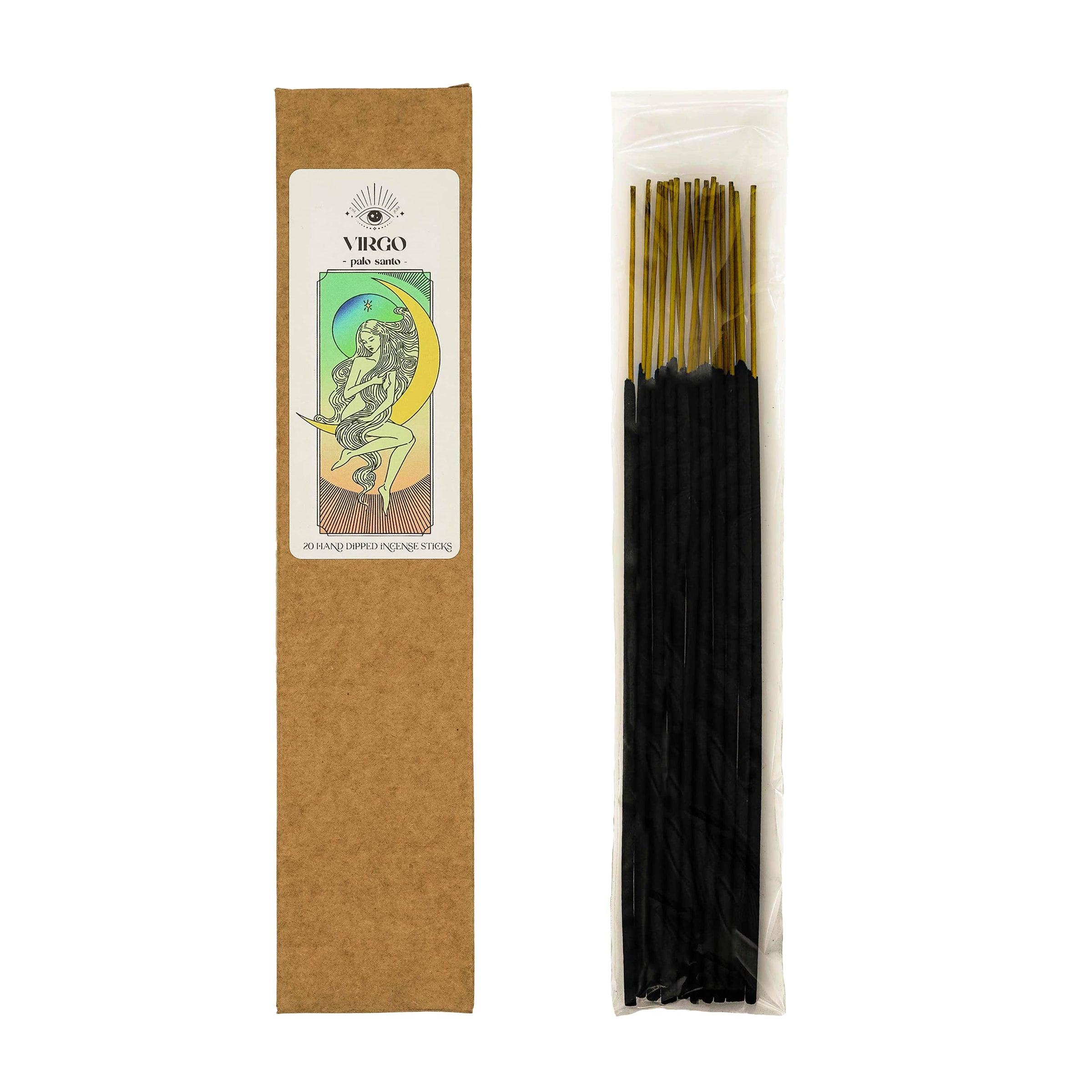 Hand Dipped Zodiac Sign Incense in Virgo ★ Palo Santo