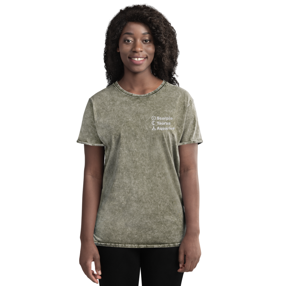 Top 3 Sun Moon Rising Embroidered T