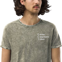 Top 3 Sun Moon Rising Embroidered T