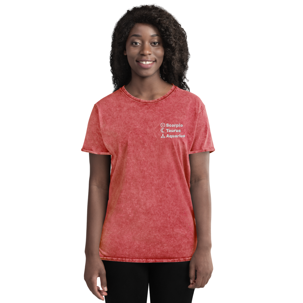 Top 3 Sun Moon Rising Embroidered T