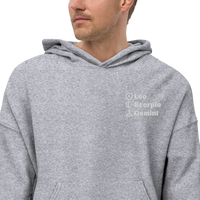 Top 3 Sun Moon Rising Embroidered Hoodie
