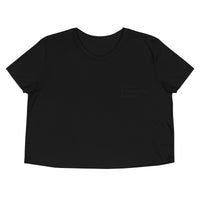 Top 3 Sun Moon Rising Embroidered Crop T