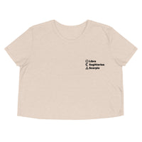 Top 3 Sun Moon Rising Embroidered Crop T