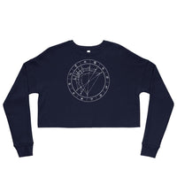 Birth Chart Cropped Fleece Pullover