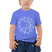 Star Seed Short Sleeve Toddler T + Custom Astrology Book - Birthday Predictions Solar Return Report | Astrological birth chart analysis, cosmic clothing & home goods!